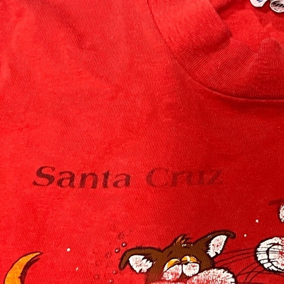 Vintage 80s Santa Cruz California Tourism Travel Vacation 1980s Tshirt - Picture 4 of 8